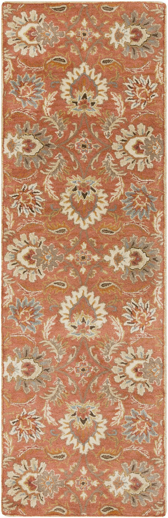 Caesar Rug in Rust & Burnt Orange