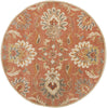 Caesar Rug in Rust & Burnt Orange