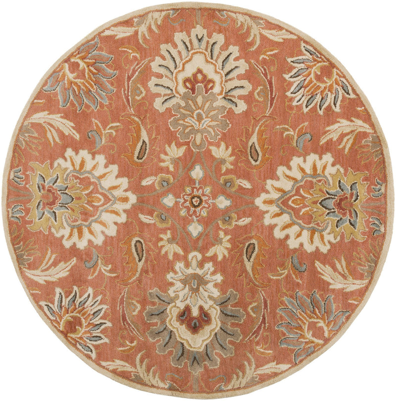 Caesar Rug in Rust & Burnt Orange