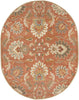 Caesar Rug in Rust & Burnt Orange