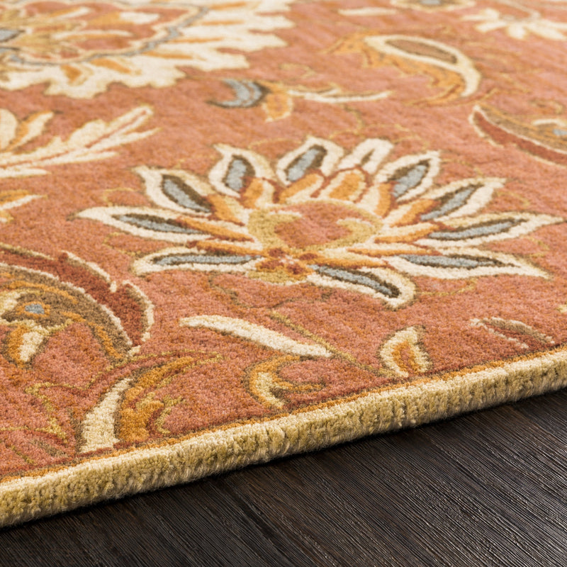 Caesar Rug in Rust & Burnt Orange