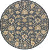 Caesar Rug in Black & Sea Foam design by Surya