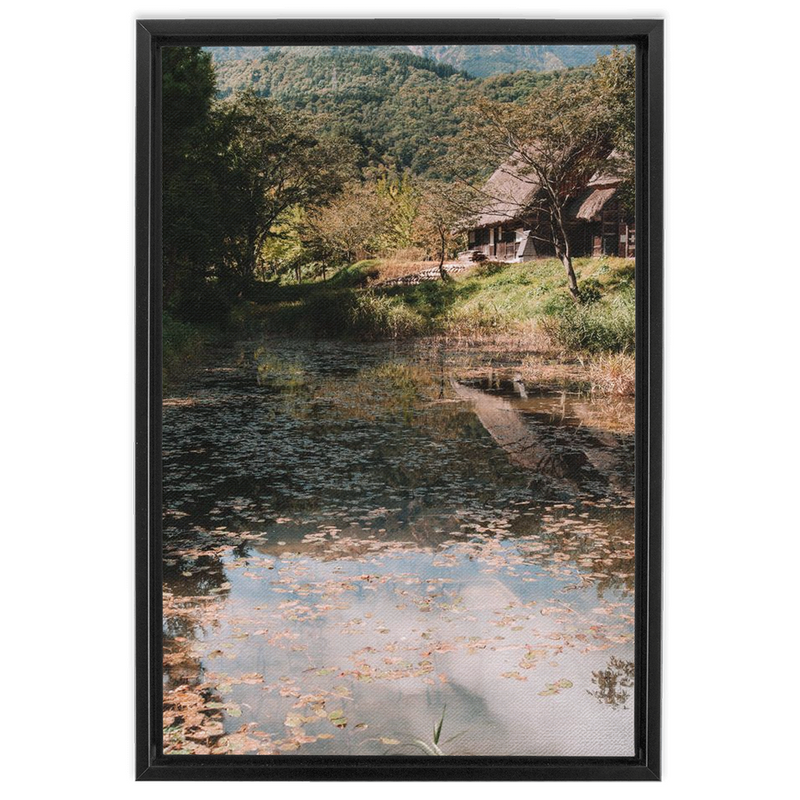 Village Framed Canvas