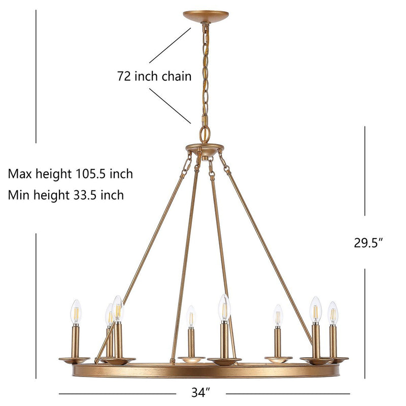 Fauna 8 Light Chandelier