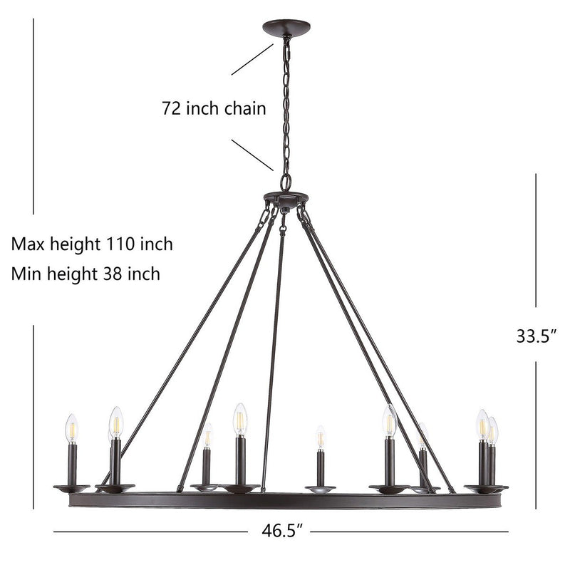 Telta 10 Light Chandelier