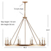 Telta 10 Light Chandelier