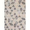 City Rug in Taupe & Light Gray