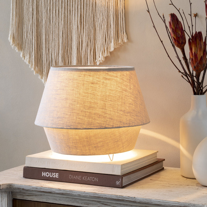 Campos Table Lamp in Ivory