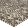 Prentice Hand-Knotted Geometric Dark Gray & Taupe Area Rug