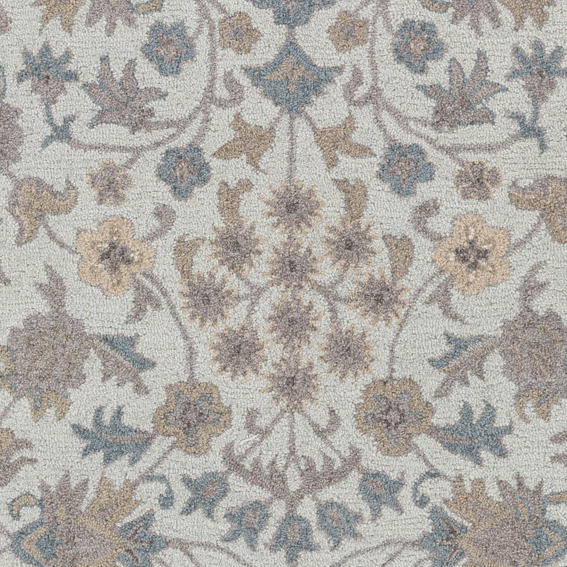 Castille Rug in Light Grey & Blue design by Surya