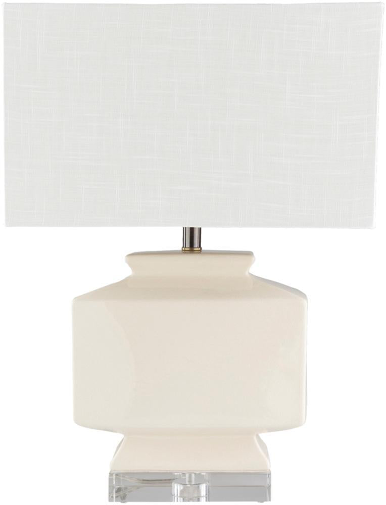 Cutler Table Lamp in Cream & Ivory