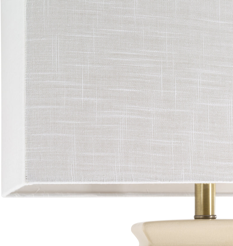 Cutler Table Lamp in Cream & Ivory