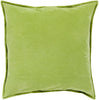 Cotton Velvet Pillow in Olive