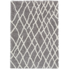 Cloudy Shag Rug in Medium Gray & Cream