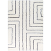 Cloudy Shag Rug in Cream & Medium Gray