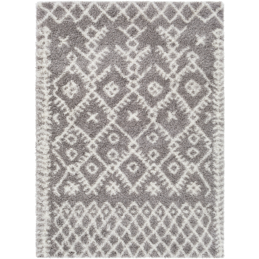 Cloudy Shag Rug in Taupe & Cream