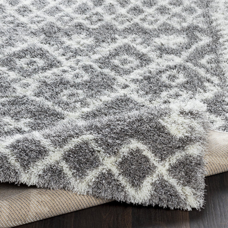 Cloudy Shag Rug in Taupe & Cream