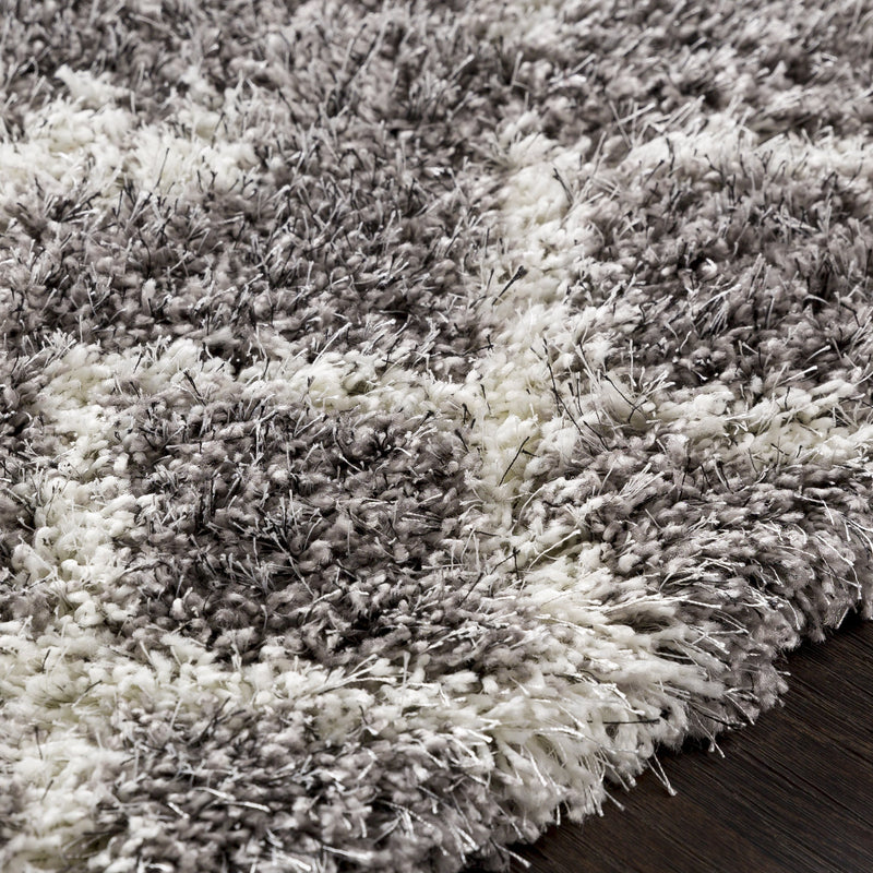 Cloudy Shag Rug in Taupe & Cream