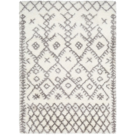 Cloudy Shag Rug in Cream & Taupe