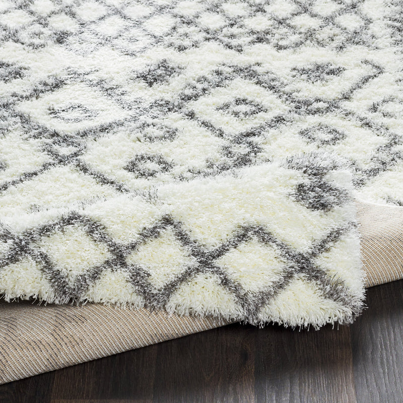 Cloudy Shag Rug in Cream & Taupe