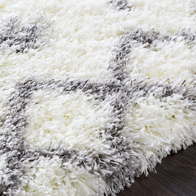 Cloudy Shag Rug in Cream & Taupe