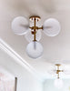 Ashleigh 4 Light Semi Flush