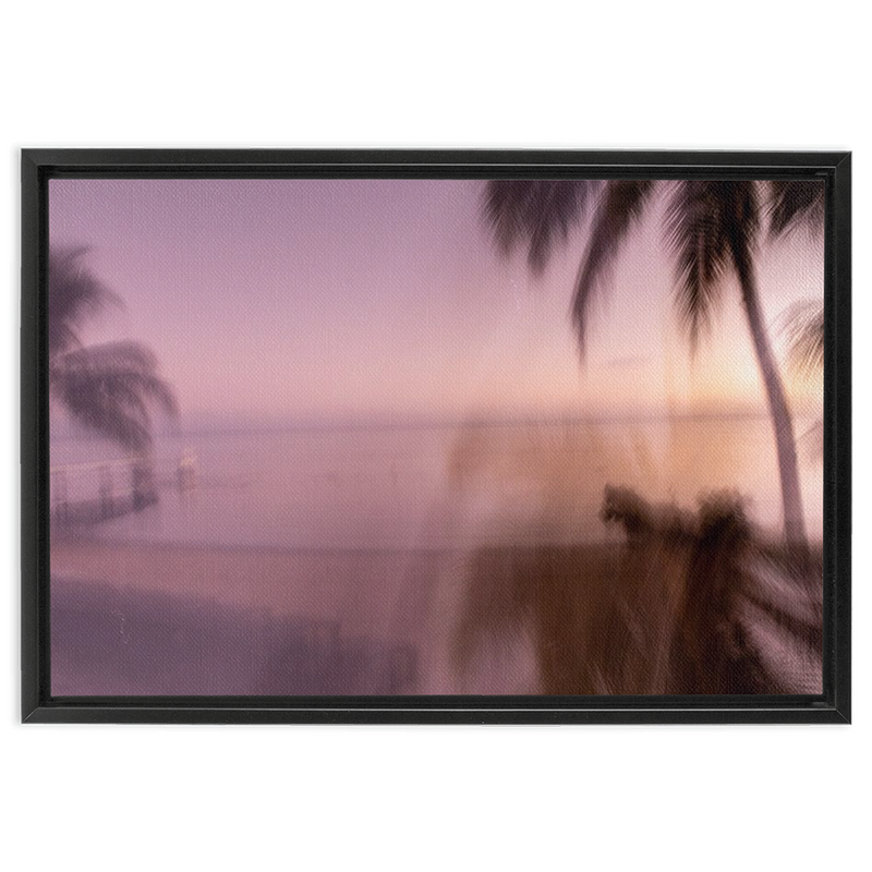 Tahitian Sunrise Framed Canvas