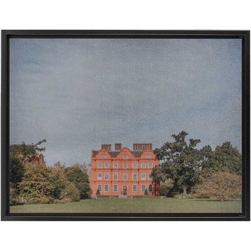 Maison Orange Framed Canvas