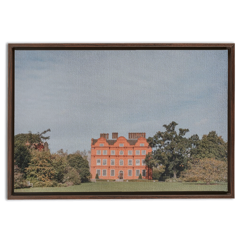 Maison Orange Framed Canvas