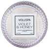 Macaron Candle in Violet & Honey design by Voluspa