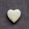 "Love" Engraved Soapstone Heart Decoration