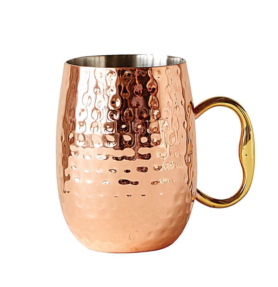 Stainless Steel Moscow Mule Mug in Copper Finish