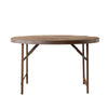 Found Wood & Metal Folding Tent Dining Table