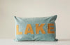 Applique "Lake" Pillow