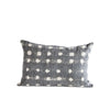 Charcoal Polka Dot Pillow