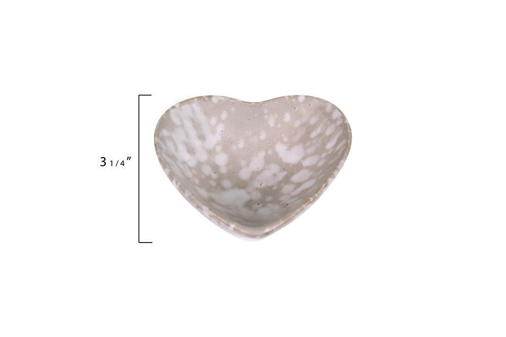 Stoneware Heart Dish