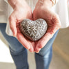 Embossed Stoneware Heart