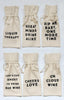 Wine Bag with Saying, in Assorted Styles