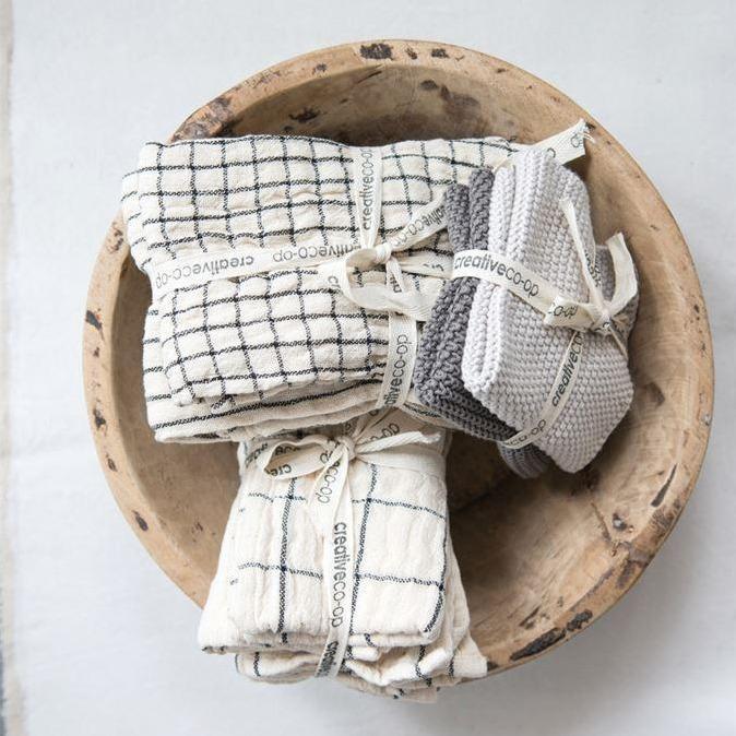 Cotton Tea Towel in 2 Natural Styles