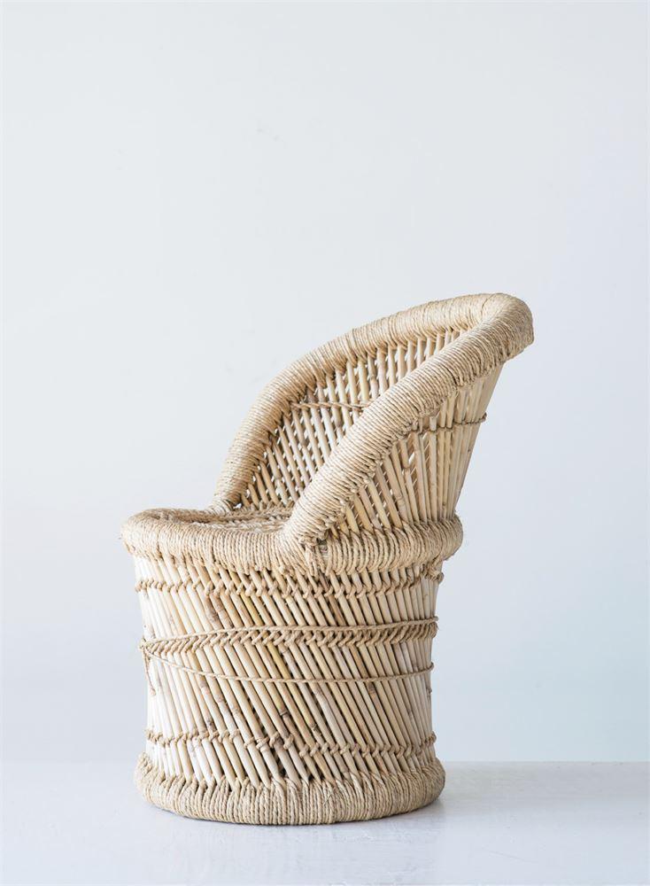 Bamboo & Rope Kids Chair