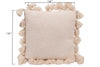 Cream Pillow with Tassles