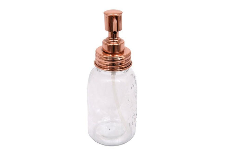 Mason Jar Soap Pump with Copper Finish