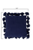 Navy Pillow with Tassles