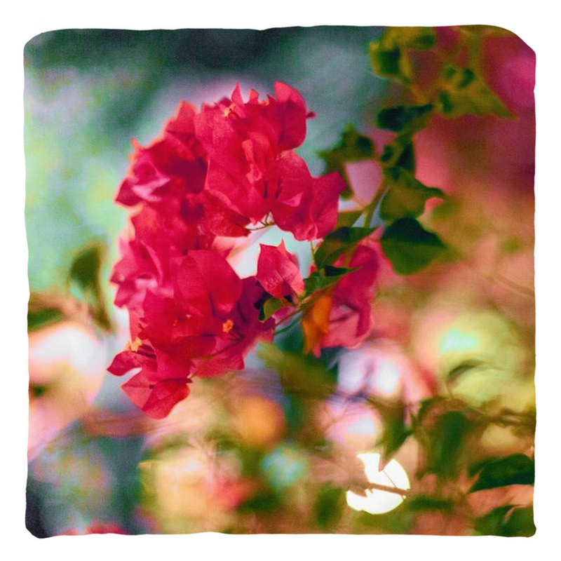 Bougainvillea Throw Pillow