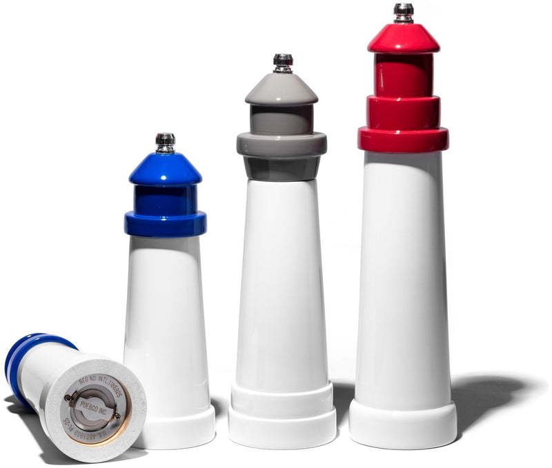 Lighthouse Shaped Salt Pepper Mill 6 Blue