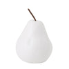 Stoneware Pear, Matte White