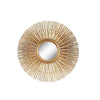 Gold Finish Sunburst Mirror