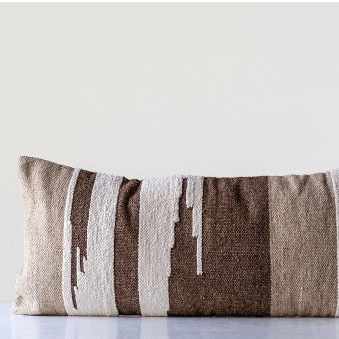 Brow Kilim Lumbar Pillow