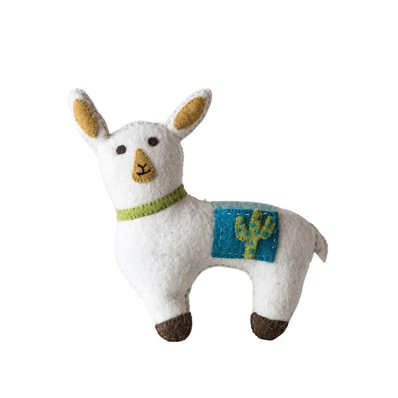 White Llama Tooth Fairy Pillow