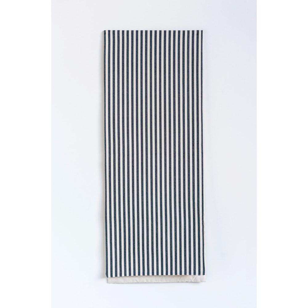 Black & White Striped Table Runner